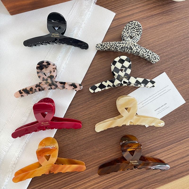 Hi Tech Accessories - 1pc Korean FRANCE Acetate Hair Clip,