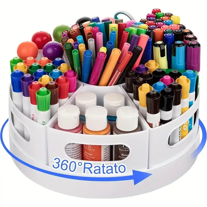 360° Rotating Desk Organizer W - Tech Office Accessories ulasan dan harga