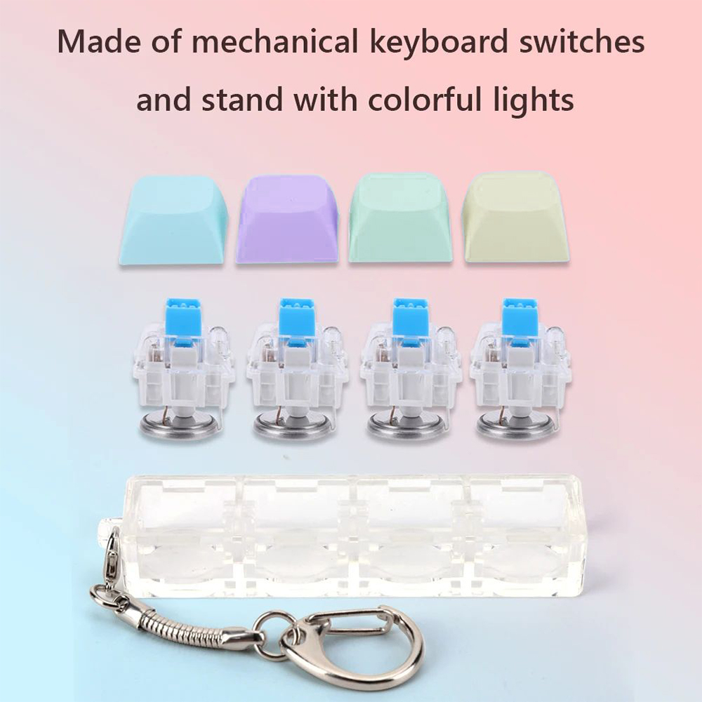 4/9 Keys LED Light-Up Keychain - Tech Office Accessories ulasan dan harga