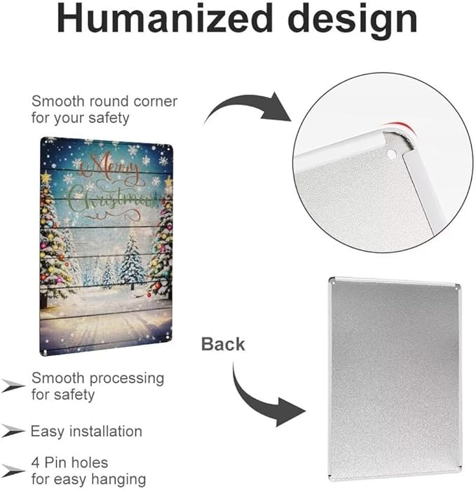 Metal Tin Sign 8 X 12 Inch - F - Tech X ulasan dan harga