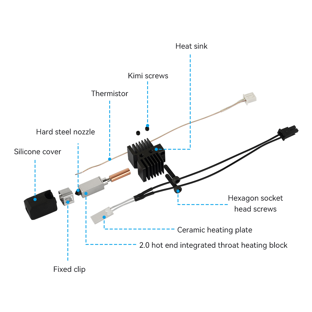 Newest Print Head For Qidi X p - Tech X ulasan dan harga