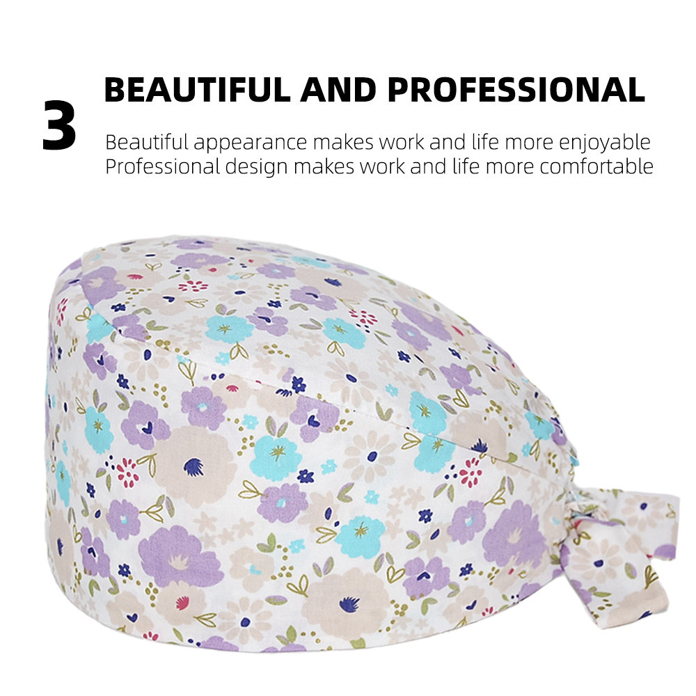 women men Cartoon scrubs Caps  - Vet Tech Accessories ulasan dan harga