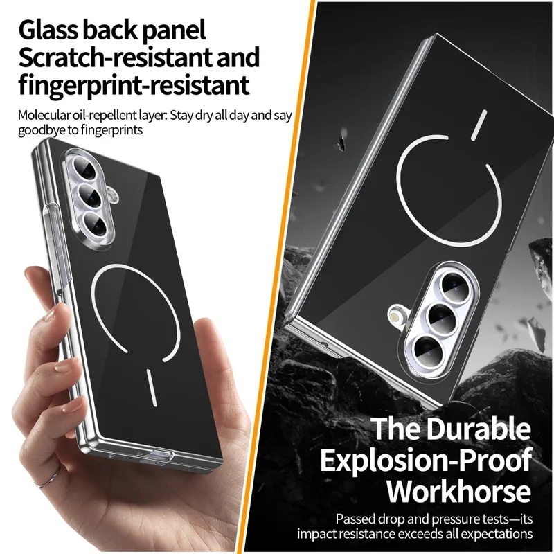 Glass Magnetic Folding Phone C - Tech Accessories Business ulasan dan harga