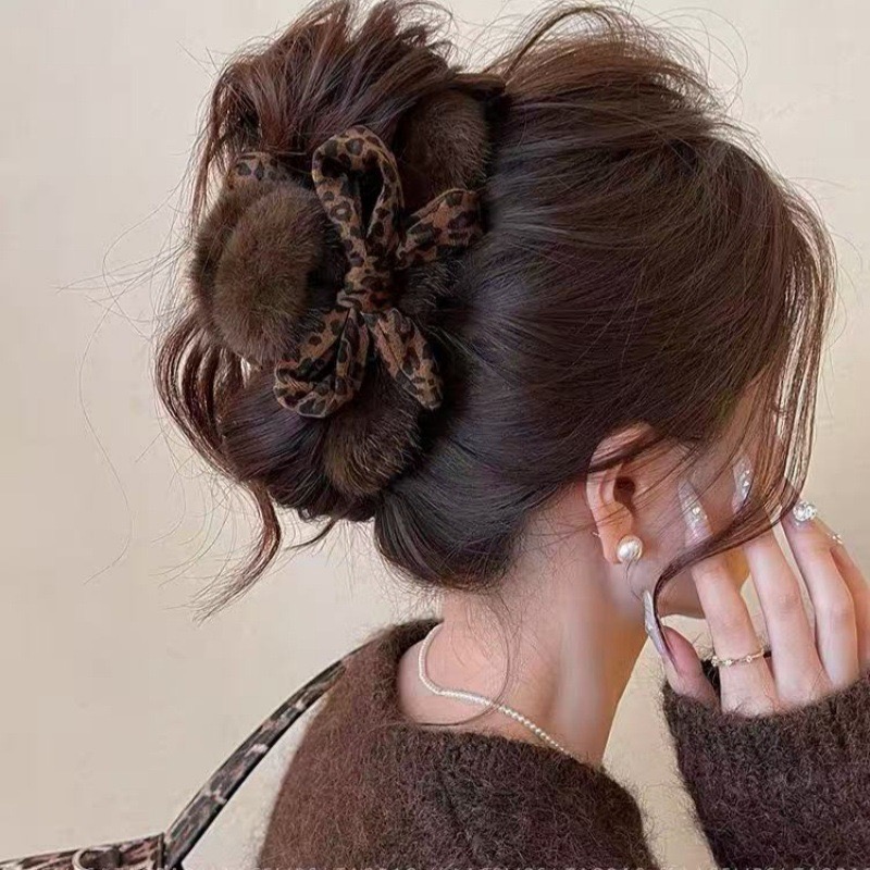 1pc High-end Leopard Print Bow - Hi Tech Accessories ulasan dan harga