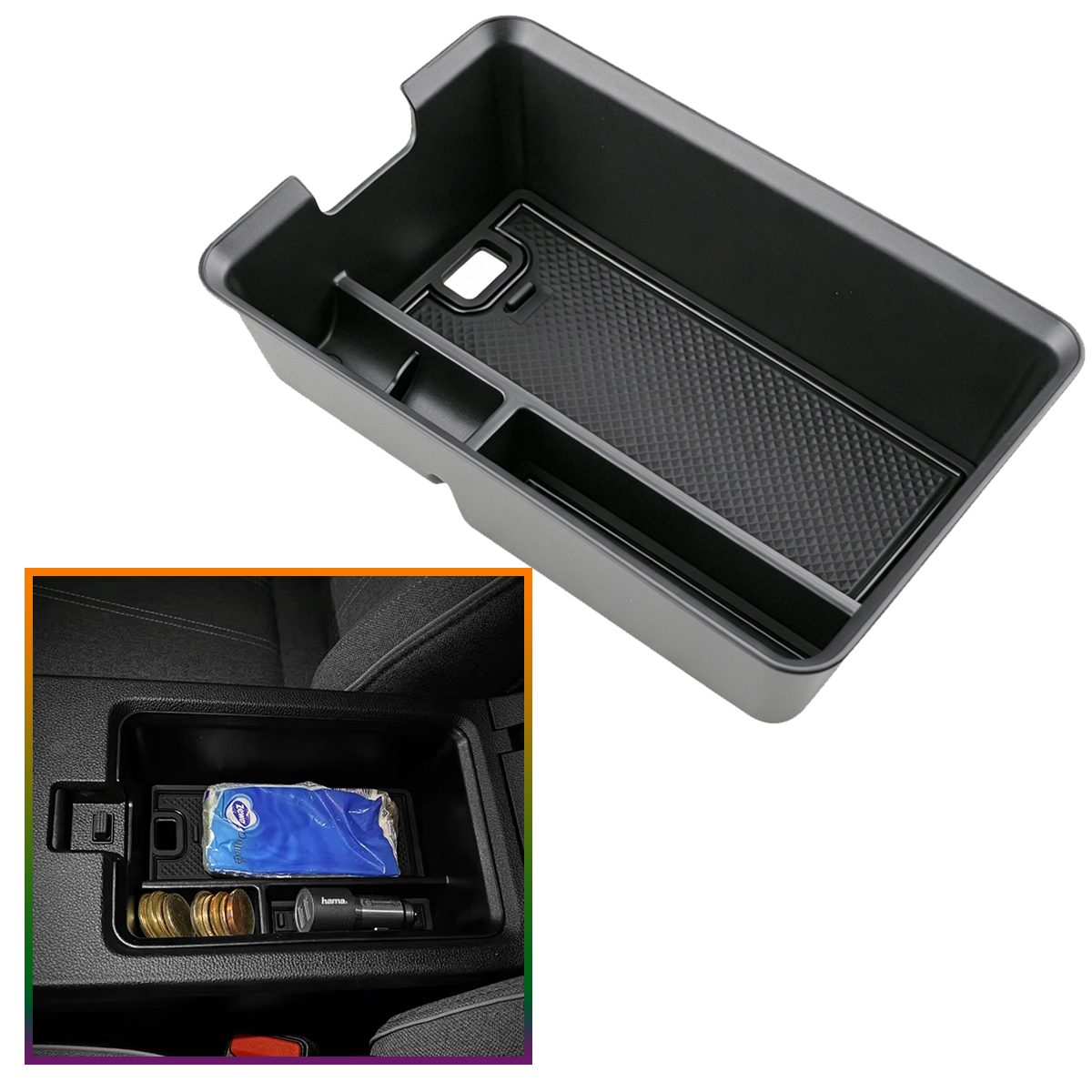 Armrest Storage Box for Renaul - Tech Accessories 2022 ulasan dan harga
