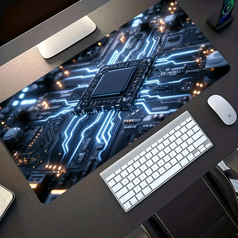 Gaming Mouse Pad Desk Mat with - Tech Accessories Board ulasan dan harga