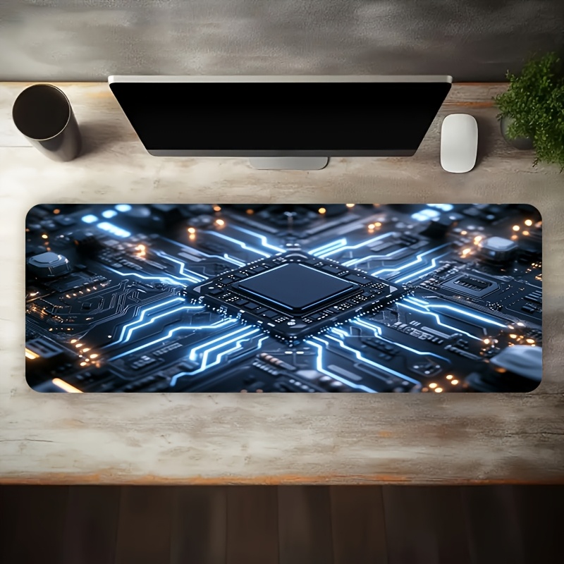 Gaming Mouse Pad Desk Mat with - Tech Accessories Board ulasan dan harga
