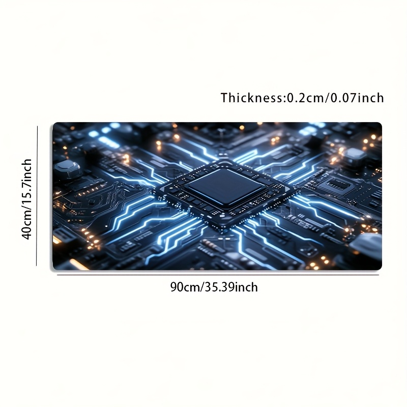 Gaming Mouse Pad Desk Mat with - Tech Accessories Board ulasan dan harga