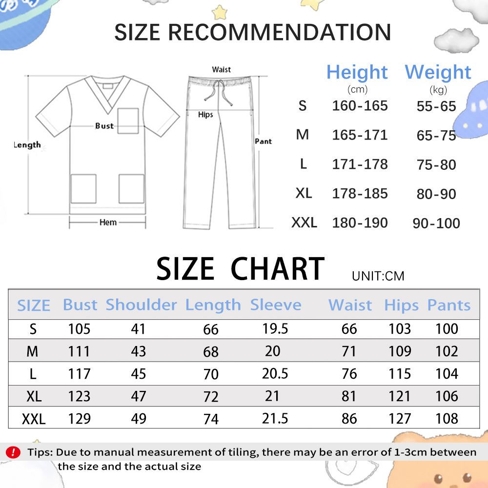 Fashion Surgical Uniforms Medi - Vet Tech Accessories ulasan dan harga