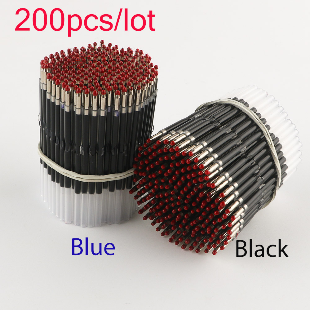 200-2000Pcs/Lot Black/Blue Ink - Tech Office Accessories ulasan dan harga